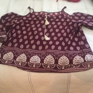 Plus size cold shoulder